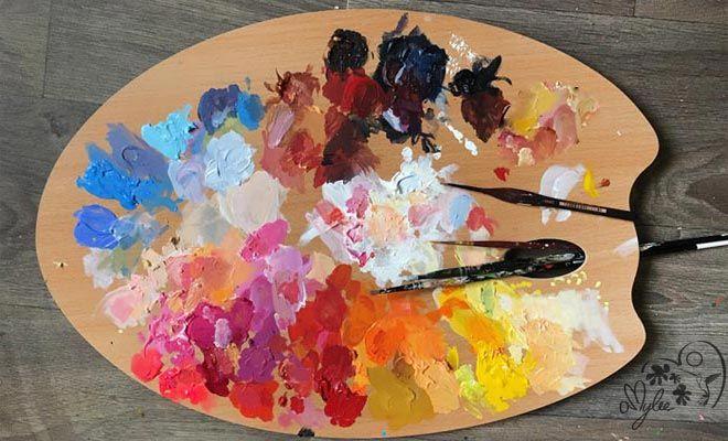 Palette artiste painter art painting 660x400